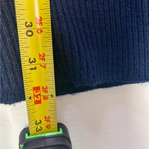 💙”Michael Kors” NWT Blue Cardigan w/ Stripes & Pockets Size S🩵 - Picture 12 of 12